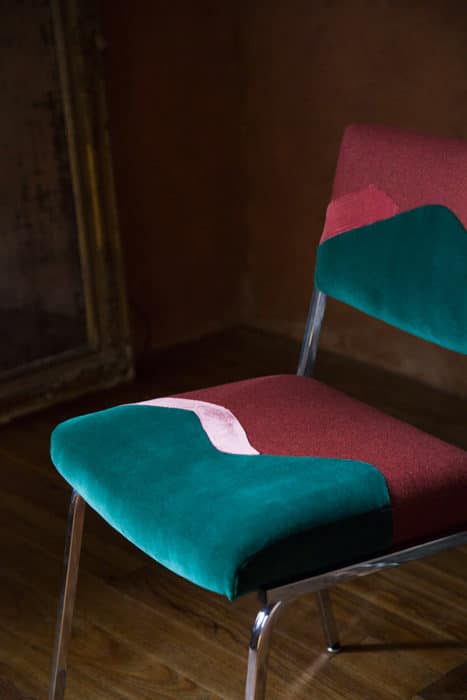 Fauteuil Twin Peaks - Sonia Laudet, artiste textile mobilier à Bayonne, France