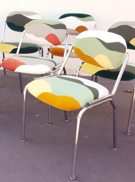 Chaises sur-mesure - Sonia Laudet, Artiste textile mobilier à Bayonne, France