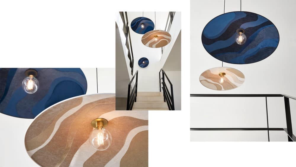 MkS x Sonia Laudet design luminaire textile
