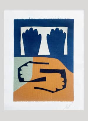 LES MAINS BLEUES